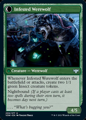 Infestation Expert // Infested Werewolf [Innistrad: Crimson Vow] - PCA Designer Toys