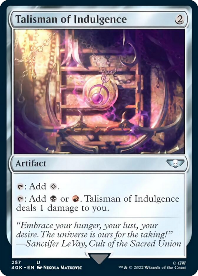Talisman of Indulgence [Warhammer 40,000] - PCA Designer Toys