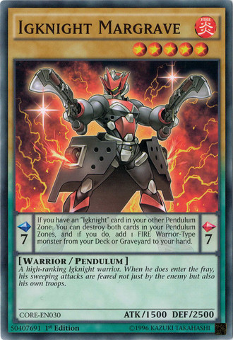 Igknight Margrave [CORE-EN030] Common - PCA Designer Toys