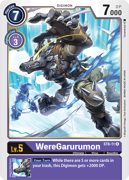WereGarurumon [ST6-11] [Starter Deck: Venomous Violet] - PCA Designer Toys
