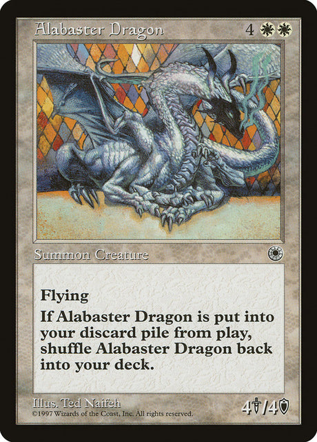 Alabaster Dragon [Portal] - PCA Designer Toys