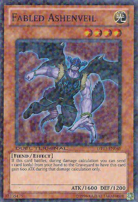 Fabled Ashenveil [DT03-EN065] Super Rare - PCA Designer Toys