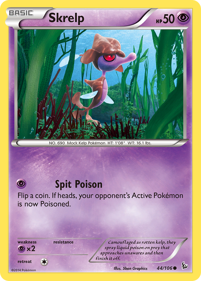 Skrelp (44/106) [XY: Flashfire] - PCA Designer Toys