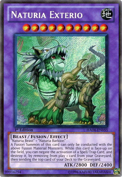 Naturia Exterio [HA04-EN055] Secret Rare - PCA Designer Toys