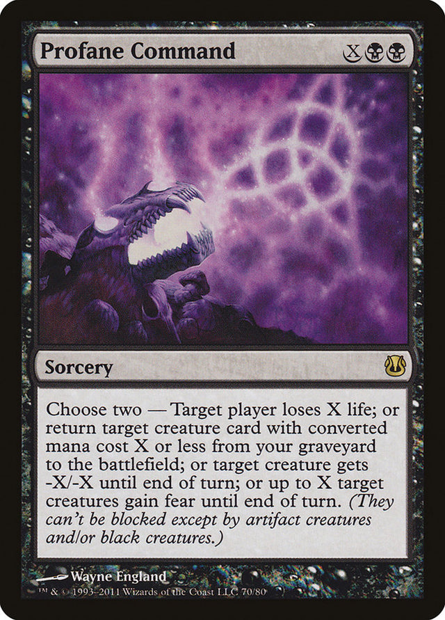 Profane Command [Duel Decks: Ajani vs. Nicol Bolas] - PCA Designer Toys