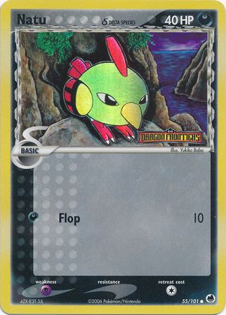 Natu (55/101) (Delta Species) (Stamped) [EX: Dragon Frontiers] - PCA Designer Toys