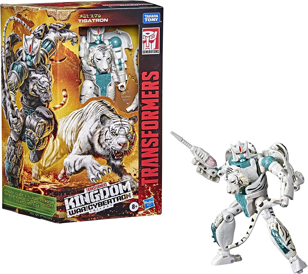 Tigatron Transformers War for Cybertron Kingdom Action Figure - PCA Designer Toys