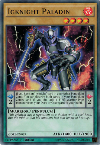 Igknight Paladin [CORE-EN029] Common - PCA Designer Toys