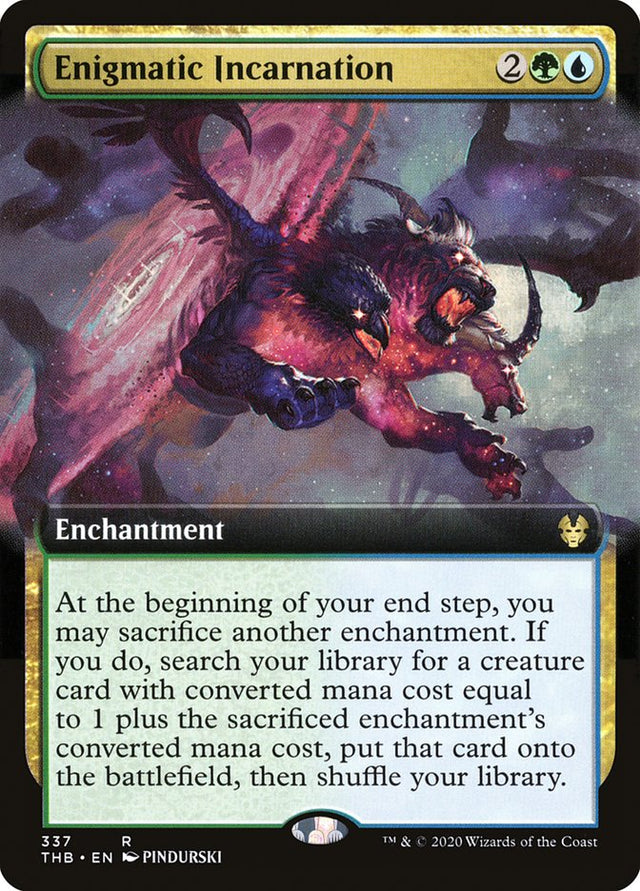 Enigmatic Incarnation (Extended Art) [Theros Beyond Death] - PCA Designer Toys