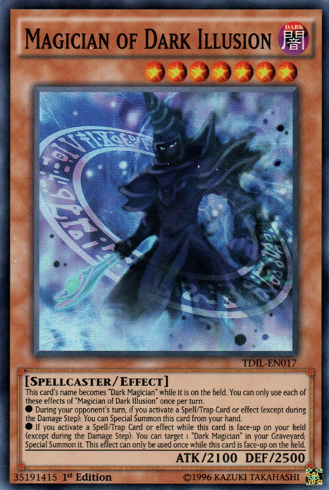 Magician of Dark Illusion [TDIL-EN017] Super Rare - PCA Designer Toys