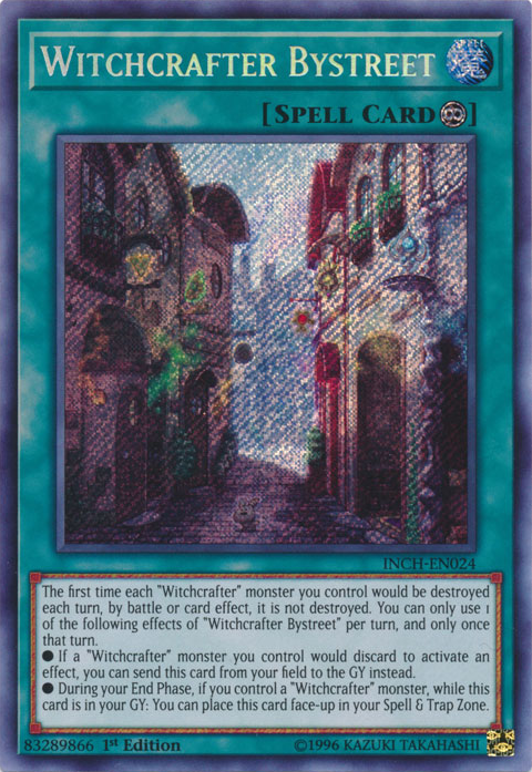 Witchcrafter Bystreet [INCH-EN024] Secret Rare - PCA Designer Toys