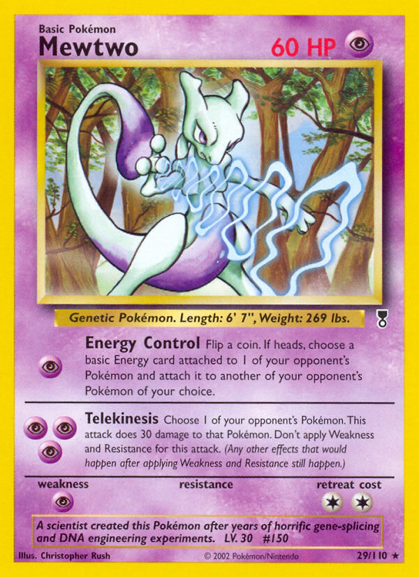 Mewtwo (29/110) [Legendary Collection] - PCA Designer Toys