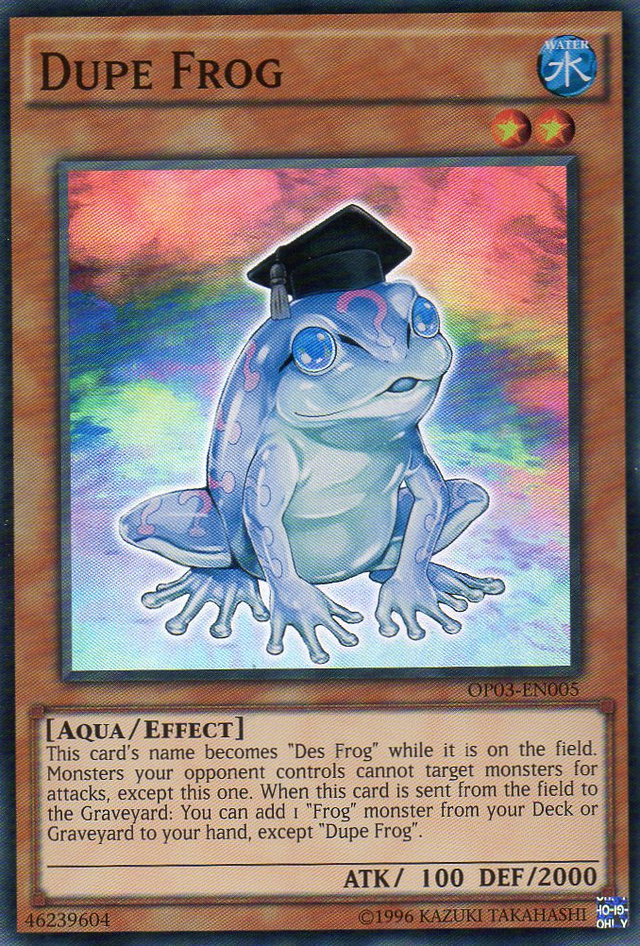 Dupe Frog [OP03-EN005] Super Rare - PCA Designer Toys