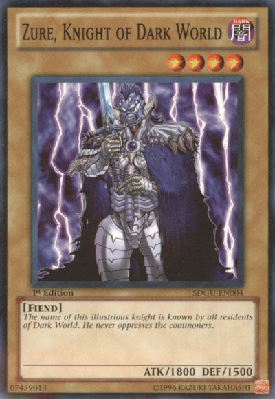 Zure, Knight of Dark World [SDGU-EN004] Common - PCA Designer Toys