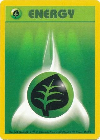 Grass Energy (99/102) [Base Set Unlimited] - PCA Designer Toys