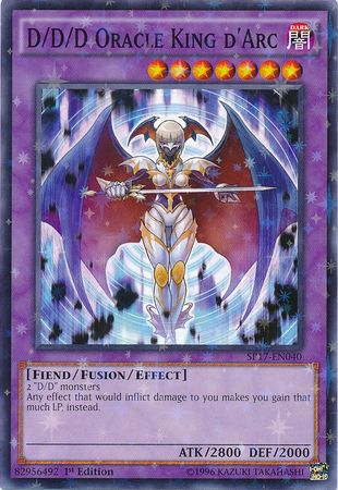D/D/D Oracle King d'Arc [SP17-EN040] Starfoil Rare - PCA Designer Toys