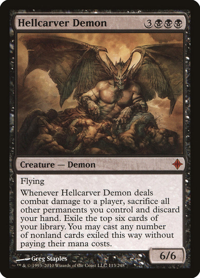 Hellcarver Demon [Rise of the Eldrazi] - PCA Designer Toys