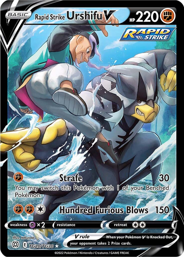 Rapid Strike Urshifu V (TG20/TG30) [Sword & Shield: Brilliant Stars] - PCA Designer Toys