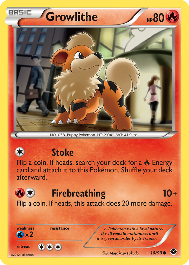 Growlithe (10/99) [Black & White: Next Destinies] - PCA Designer Toys