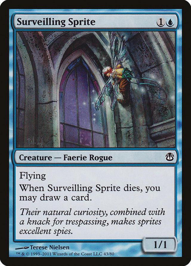 Surveilling Sprite [Duel Decks: Ajani vs. Nicol Bolas] - PCA Designer Toys