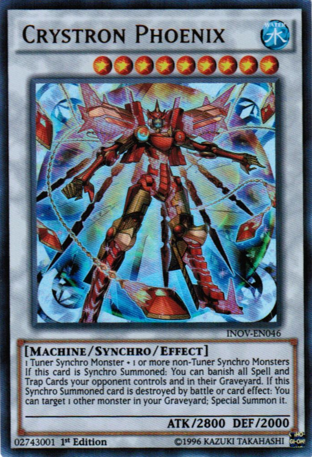 Crystron Phoenix [INOV-EN046] Ultra Rare - PCA Designer Toys