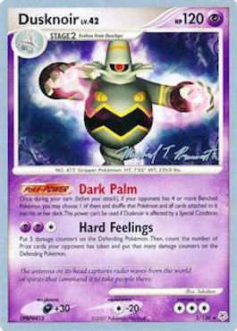 Dusknoir LV.42 (2/130) (Boltevoir - Michael Pramawat) [World Championships 2010] - PCA Designer Toys