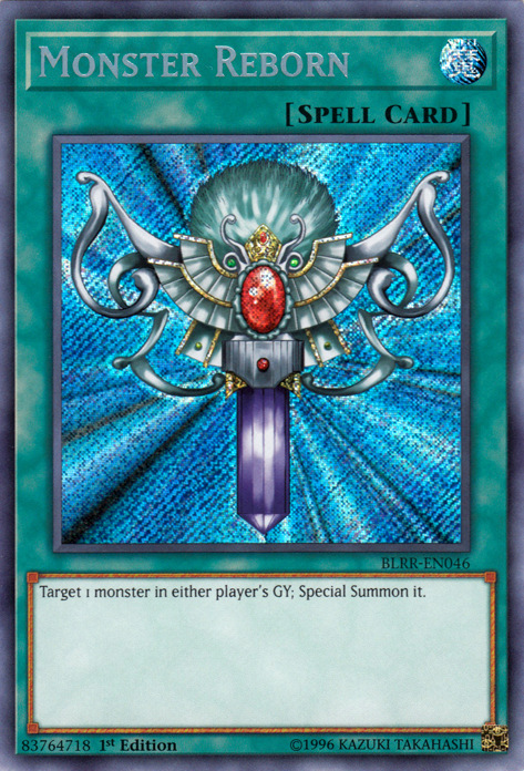 Monster Reborn [BLRR-EN046] Secret Rare - PCA Designer Toys