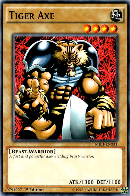 Tiger Axe [MIL1-EN031] Common - PCA Designer Toys