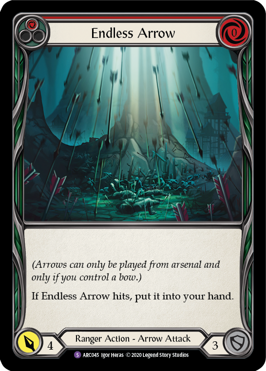 Endless Arrow [U-ARC045] (Arcane Rising Unlimited)  Unlimited Normal - PCA Designer Toys