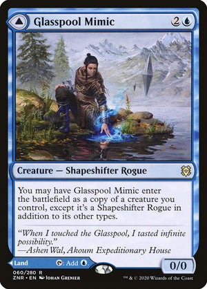 Glasspool Mimic // Glasspool Shore [Zendikar Rising] - PCA Designer Toys