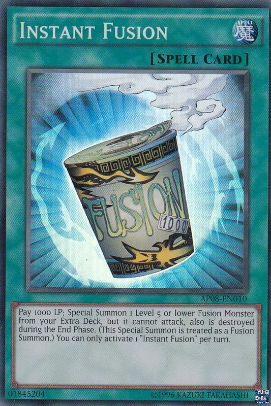 Instant Fusion [AP08-EN010] Super Rare - PCA Designer Toys