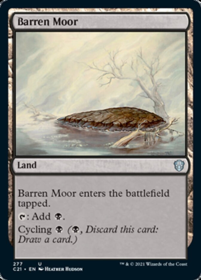 Barren Moor [Commander 2021] - PCA Designer Toys