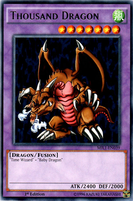 Thousand Dragon [MIL1-EN039] Rare - PCA Designer Toys