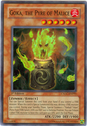 Goka, the Pyre of Malice [CSOC-EN095] Super Rare - PCA Designer Toys