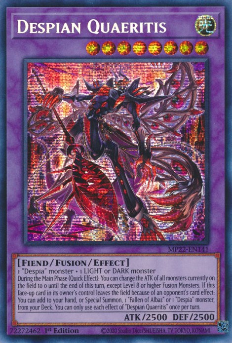 Despian Quaeritis [MP22-EN141] Prismatic Secret Rare - PCA Designer Toys