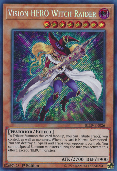 Vision Hero Witch Raider [BLLR-EN026] Secret Rare - PCA Designer Toys