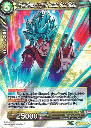 Full Power Spirit Bomb Son Goku (TB1-075) [The Tournament of Power] - PCA Designer Toys