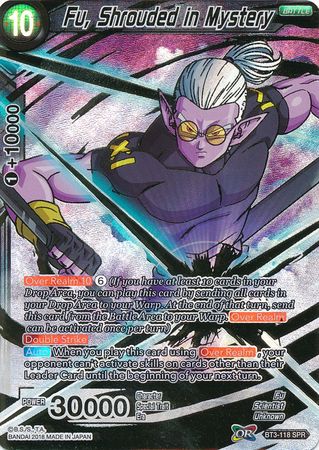 Fu, Shrouded in Mystery (SPR) (BT3-118) [Cross Worlds] - PCA Designer Toys