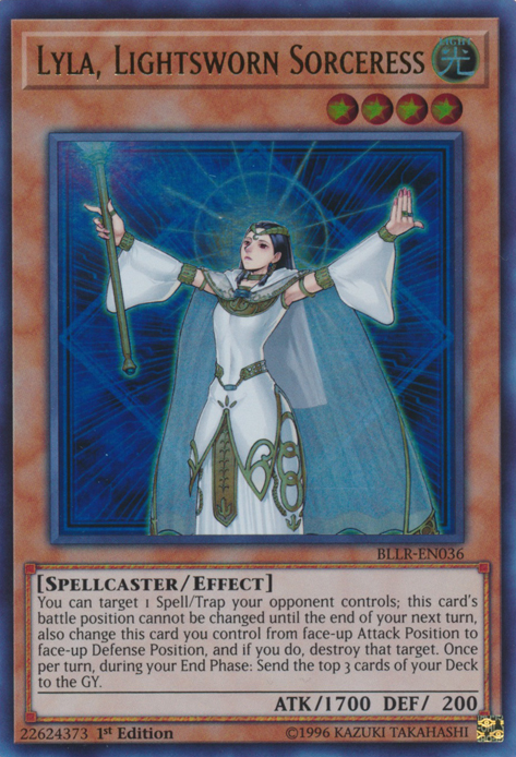 Lyla, Lightsworn Sorceress [BLLR-EN036] Ultra Rare - PCA Designer Toys