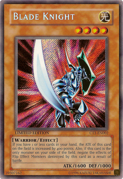 Blade Knight [CT1-EN002] Secret Rare - PCA Designer Toys