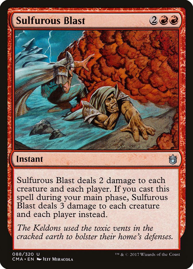 Sulfurous Blast [Commander Anthology] - PCA Designer Toys