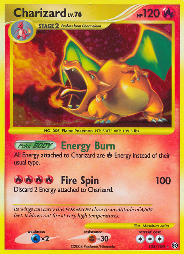 Charizard (103/100) [Diamond & Pearl: Stormfront] - PCA Designer Toys