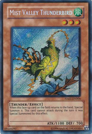 Mist Valley Thunderbird [HA01-EN004] Secret Rare - PCA Designer Toys