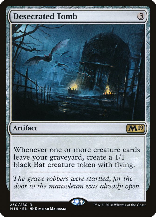 Desecrated Tomb [Core Set 2019] - PCA Designer Toys