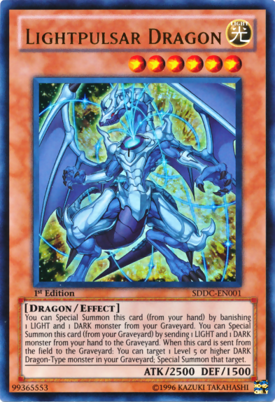 Lightpulsar Dragon [SDDC-EN001] Ultra Rare - PCA Designer Toys