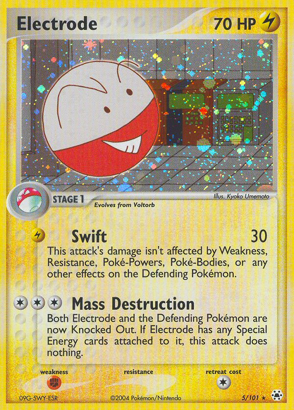Electrode (5/101) [EX: Hidden Legends] - PCA Designer Toys