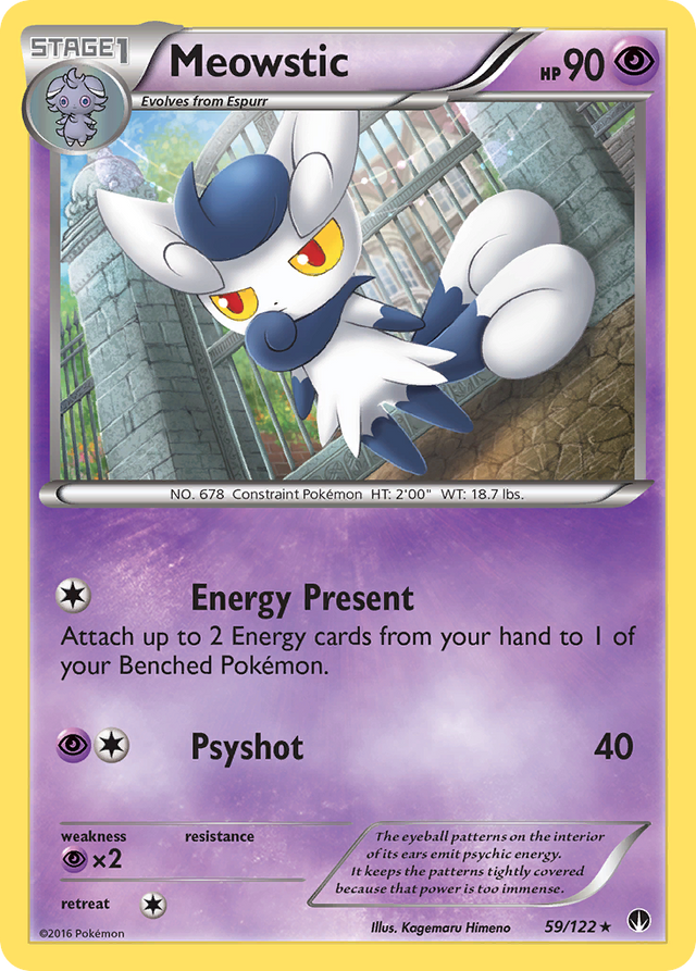 Meowstic (59/122) [XY: BREAKpoint] - PCA Designer Toys