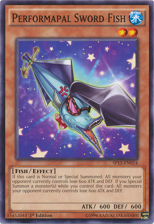 Performapal Sword Fish [SP15-EN014] Common - PCA Designer Toys