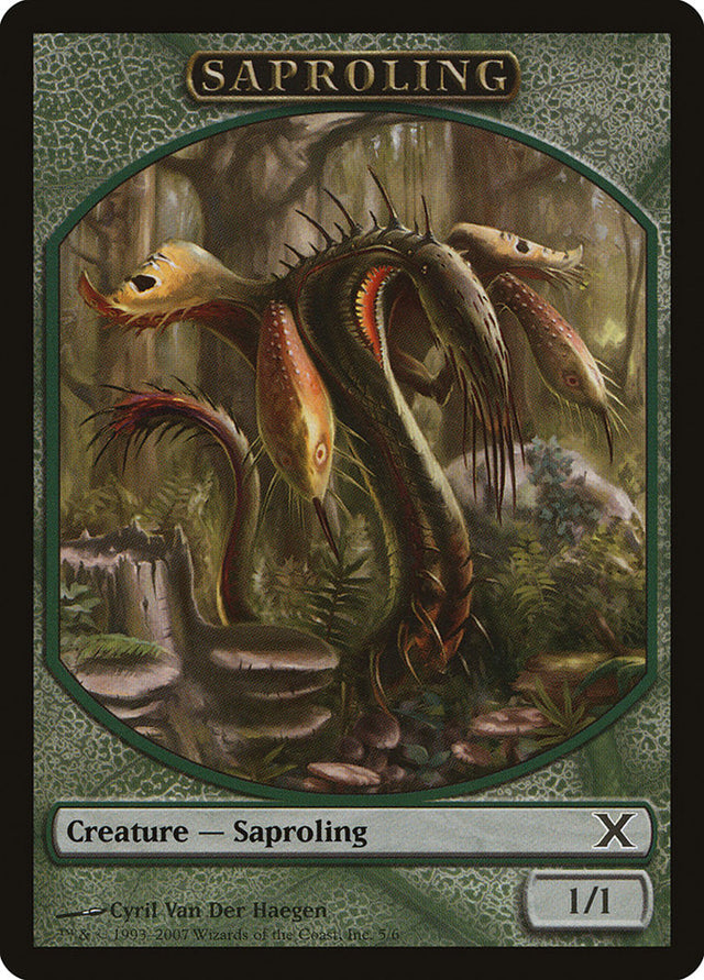 Saproling Token [Tenth Edition Tokens] - PCA Designer Toys