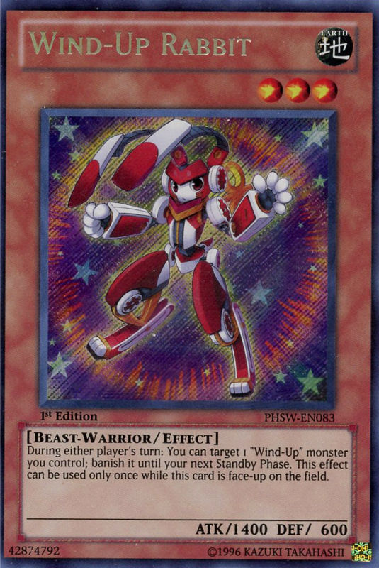 Wind-Up Rabbit [PHSW-EN083] Secret Rare - PCA Designer Toys